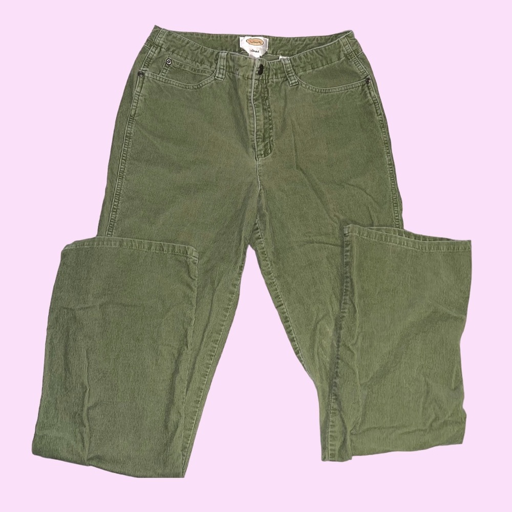 Talbots corduroy green pants